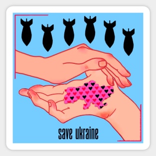 Save Ukraine Sticker